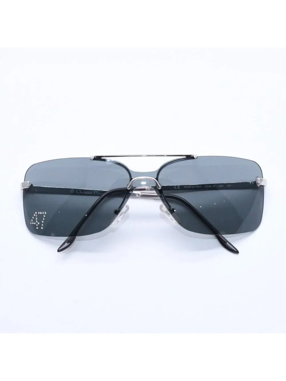 Dior 47 Sunglasses Eyewear Rhinestone Acetate